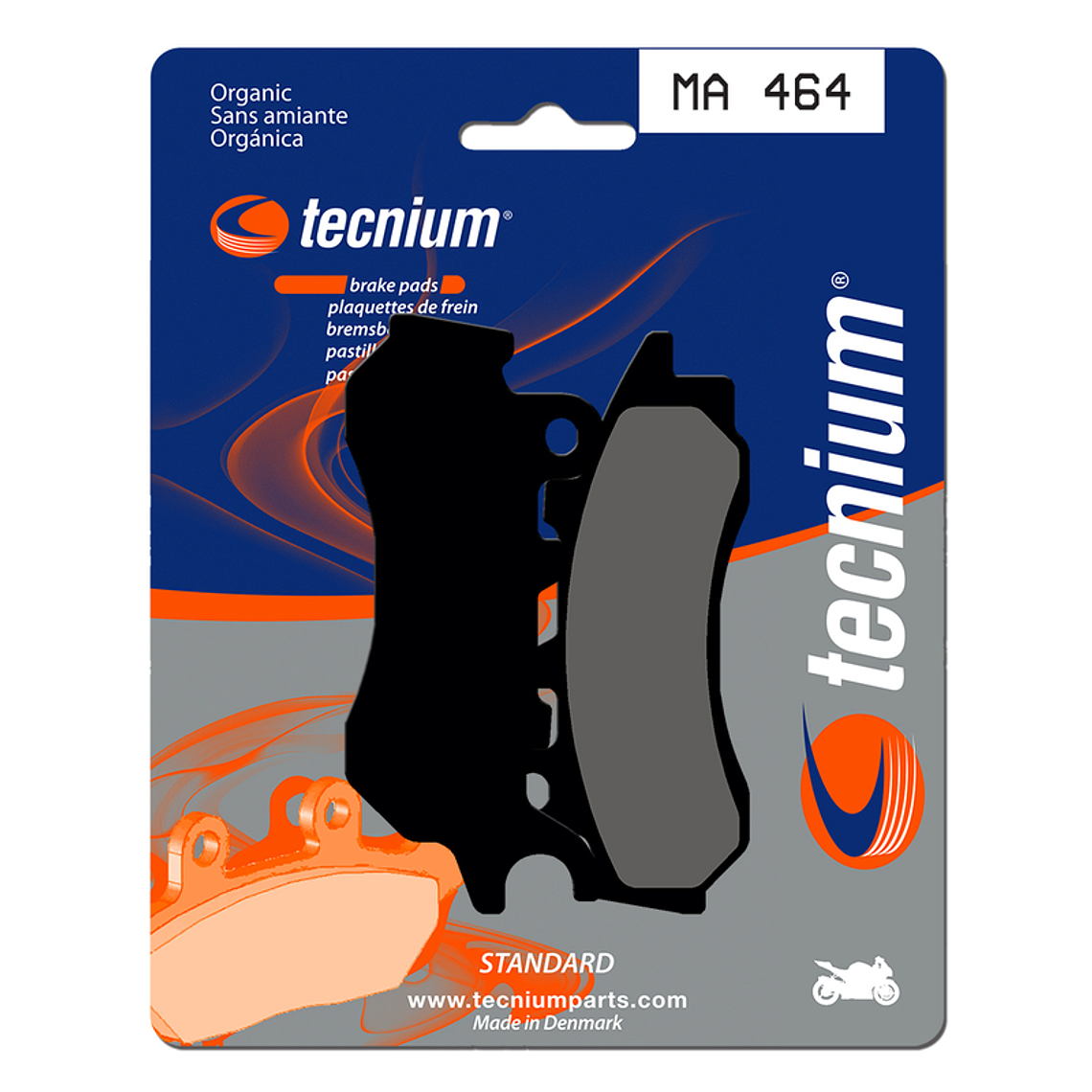 Pastilhas de Travão Sinterizadas Honda PCX 125 Frente ME464 - Tecnium 1