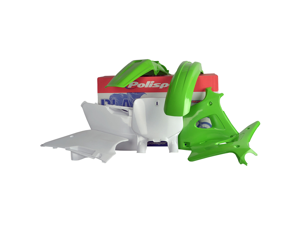 Kit Plásticos Kawasaki KX125 / KX250 1996-1998 (Cor OEM) 90088 1