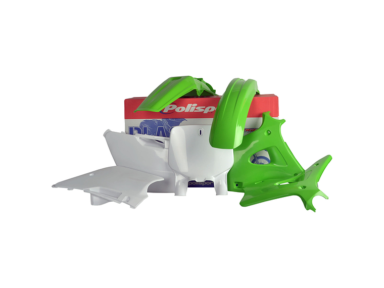 Kit Plásticos Kawasaki KX125 / KX250 1996-1998 (Cor OEM) 90088 1