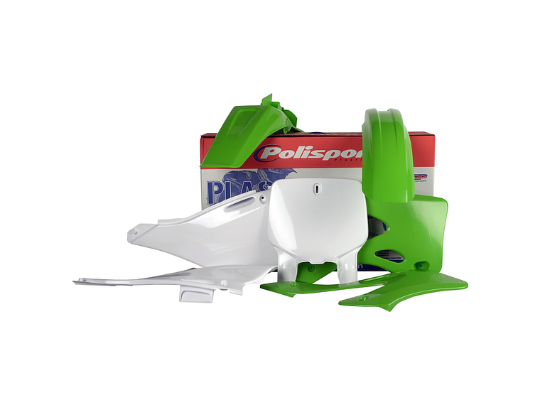 Kit Plásticos Kawasaki KX125 / KX250 1999-2002 (Cor OEM) 90089 1