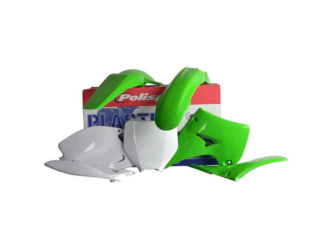Kit Plásticos Kawasaki KX125 / KX250 2003-2008 (Cor OEM) 90090 1