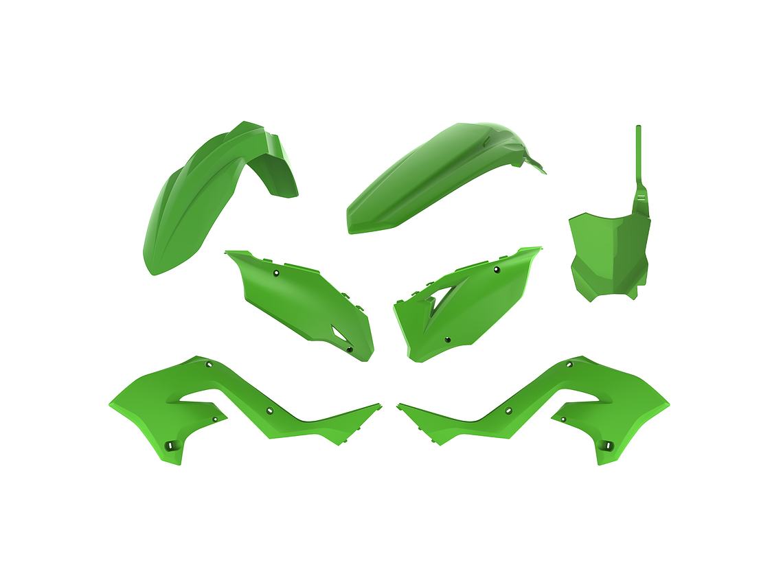 Kit Plásticos Restyling Kawasaki KX125 / KX250 2003-2008 1