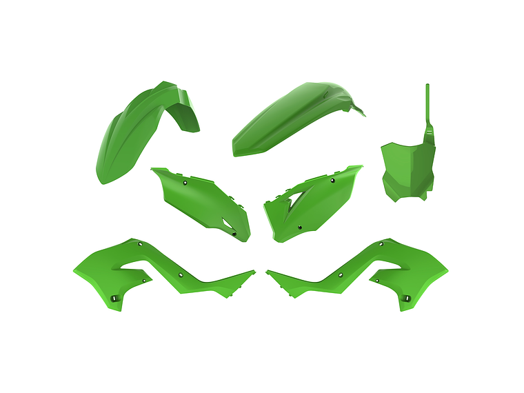 Kit Plásticos Restyling Kawasaki KX125 / KX250 2003-2008 1