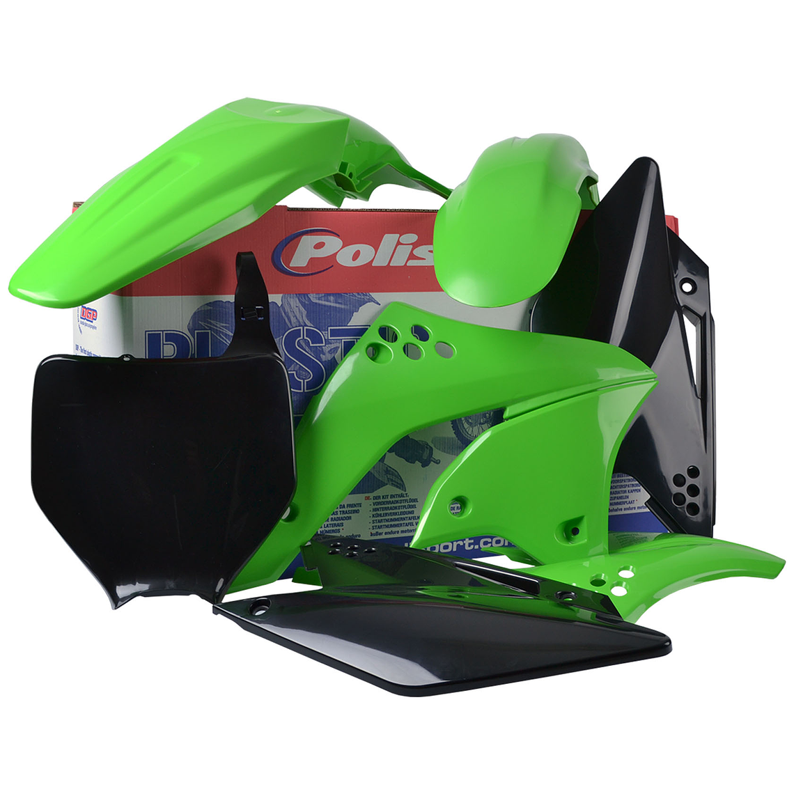 Kit Plásticos  Kawasaki KX250F 2006-2008 (Cor OEM) 90113 1
