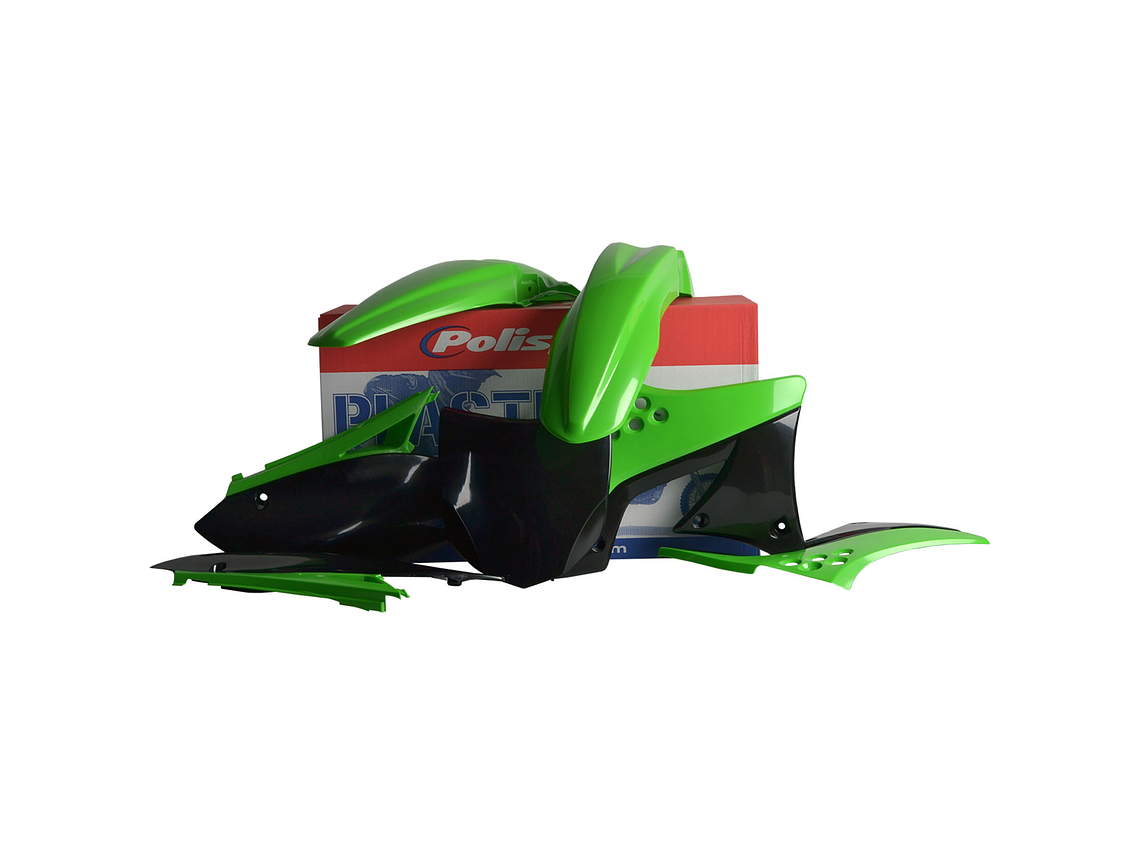 Kit Plásticos Kawasaki KX250F 2009-2012 (Cor OEM)  1