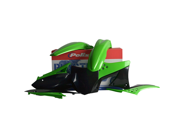 Kit Plásticos Kawasaki KX250F 2009-2012 (Cor OEM)  1