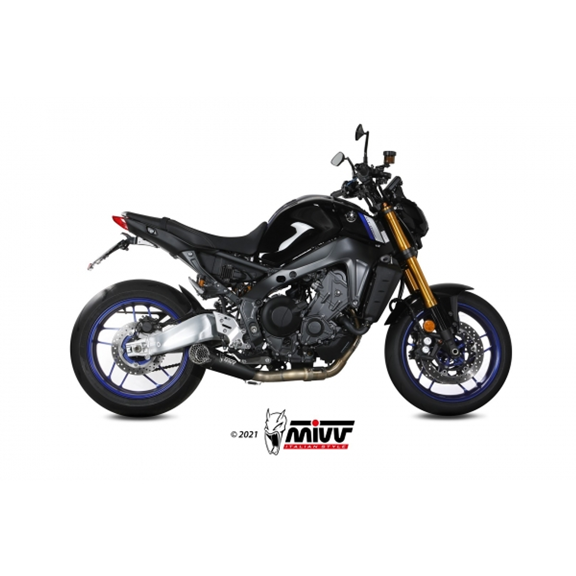 Escape Completo MIVV X-M5 Preto Yamaha MT-09 / SP 2021-2023 1
