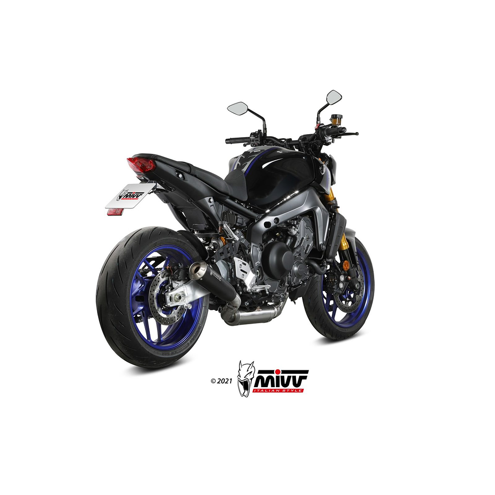 Escape MIVV X-M1 BLACK INOX Preto Yamaha MT-09 / SP 2021-2023