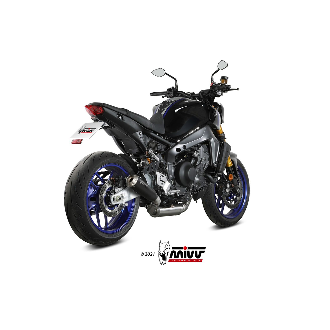 Escape MIVV X-M1 BLACK INOX Preto Yamaha MT-09 / SP 2021-2023 2