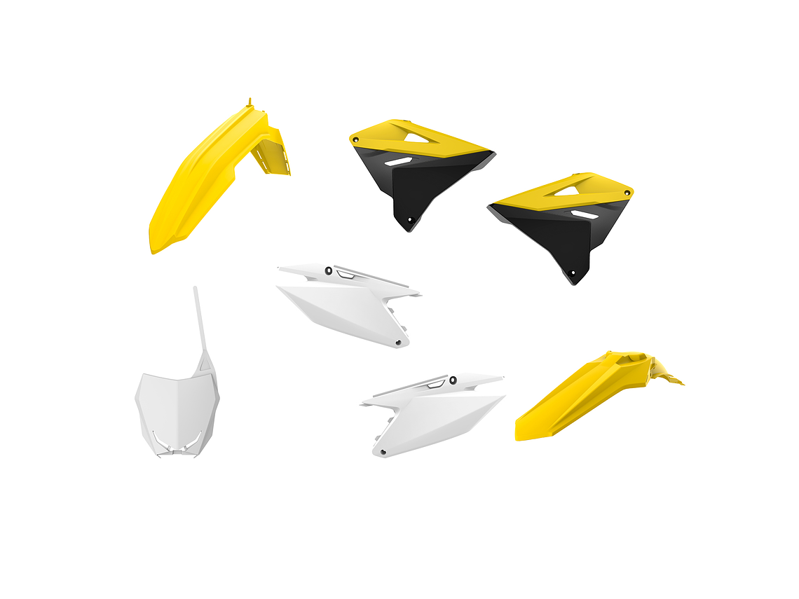 Kit Plásticos Restyling Suzuki RM125/250 2001-2008 Estilo 2018 1