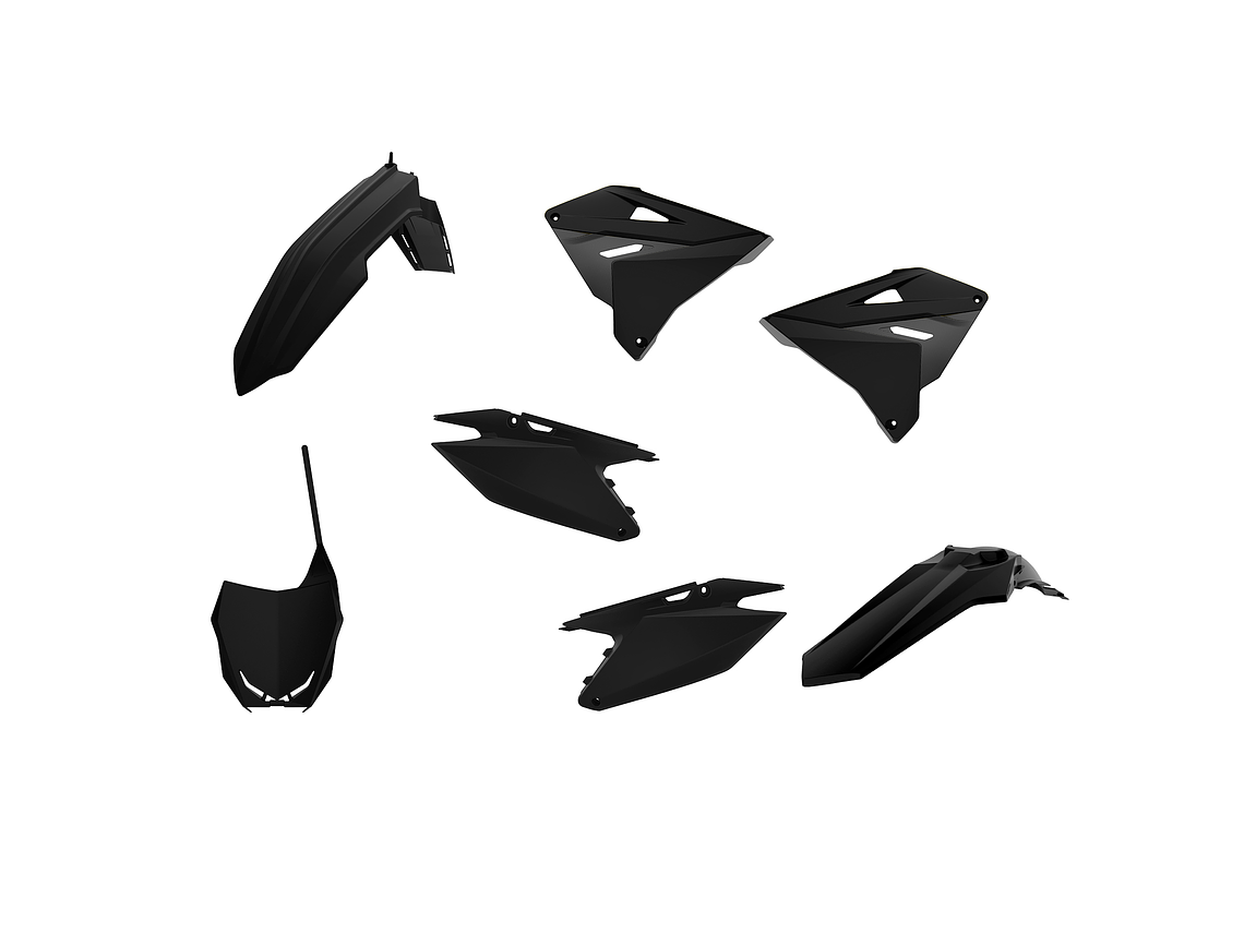 Kit Plásticos Restyling Suzuki RM125/250 2001-2008 Estilo 2018 2