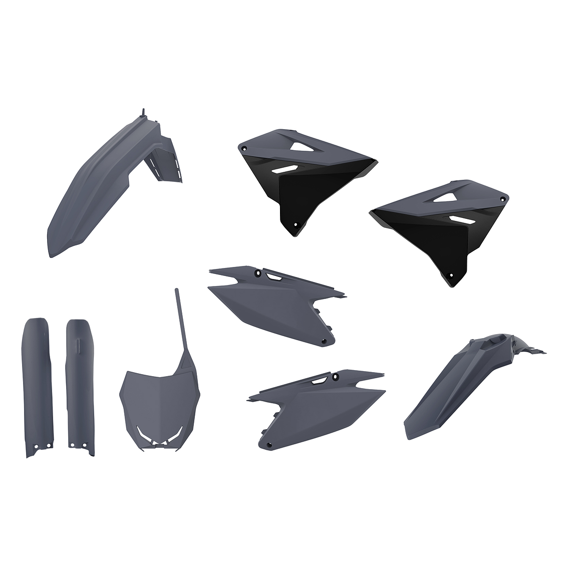 Kit Plásticos Restyling Suzuki RM125/250 2001-2008 Estilo 2018 3