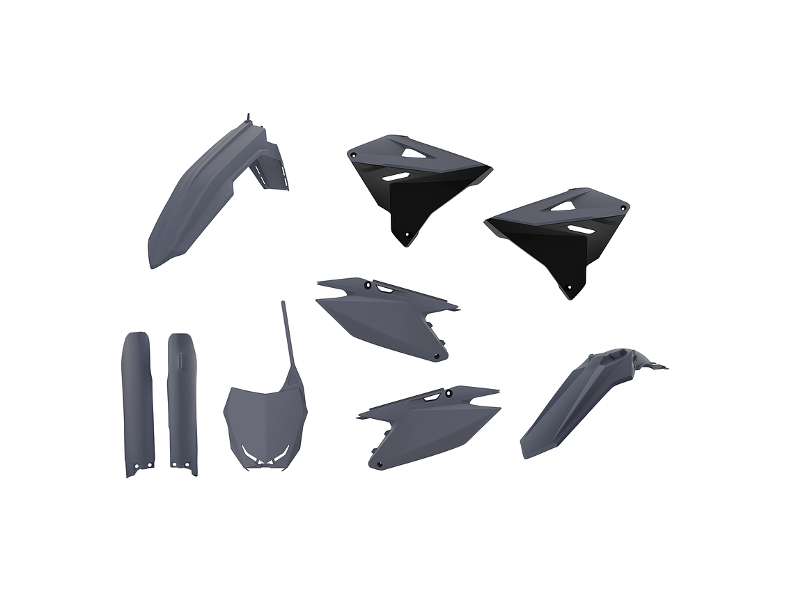 Kit Plásticos Restyling Suzuki RM125/250 2001-2008 Estilo 2018 3