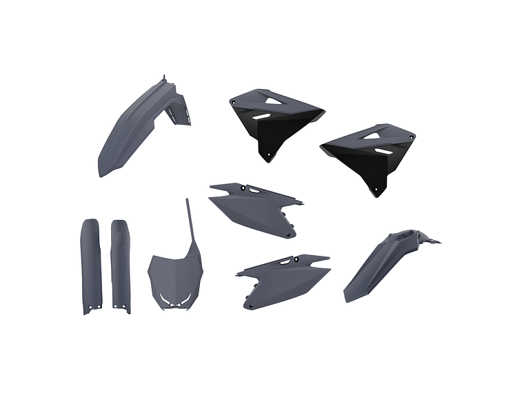 Kit Plásticos Restyling Suzuki RM125/250 2001-2008 Estilo 2018 3