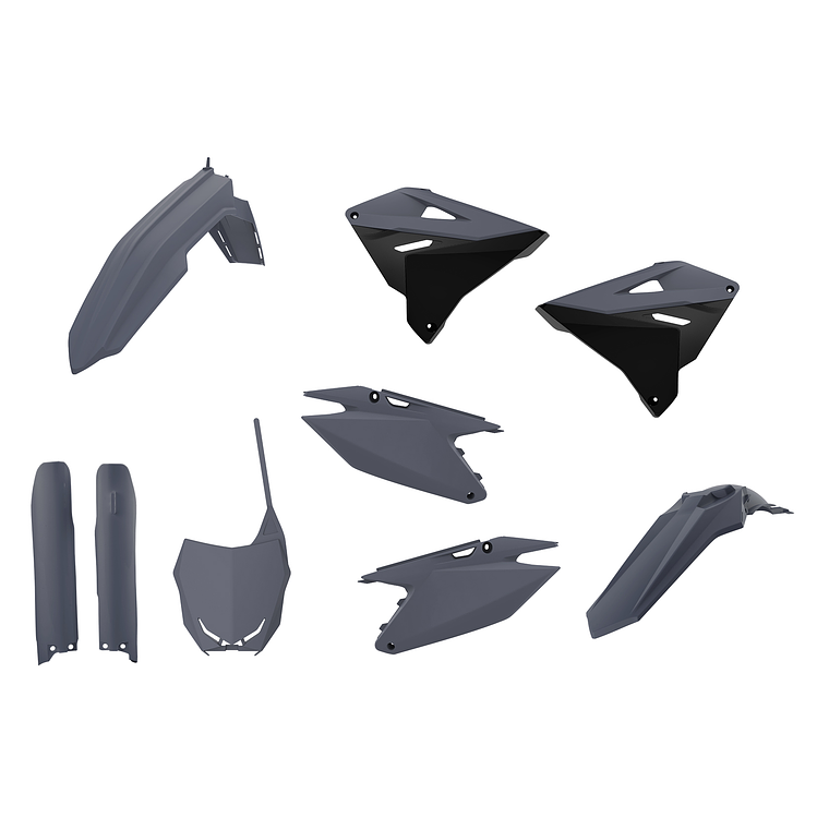 Kit Plásticos Restyling Suzuki RM125/250 2001-2008 Estilo 2018 3