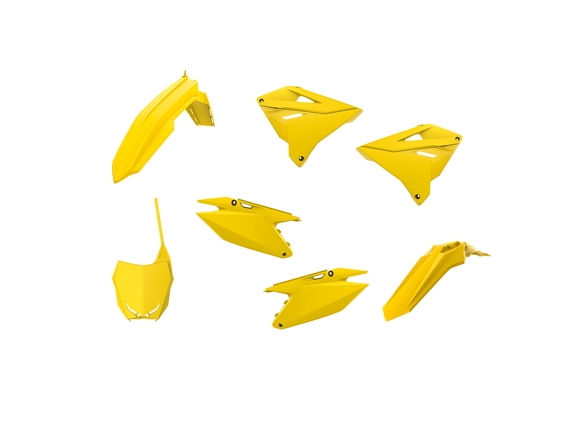 Kit Plásticos Restyling Suzuki RM125/250 2001-2008 Estilo 2018 4