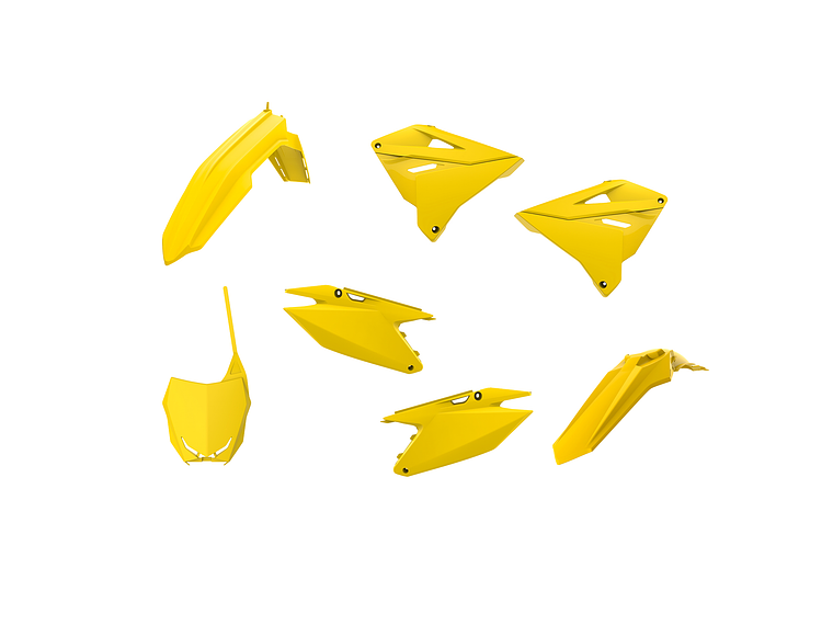 Kit Plásticos Restyling Suzuki RM125/250 2001-2008 Estilo 2018 4