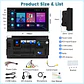 Autorrádio 2DIN Android 11 Universal 2GB 32GB - WIFI Bluetooth GPS - thumbnail 6