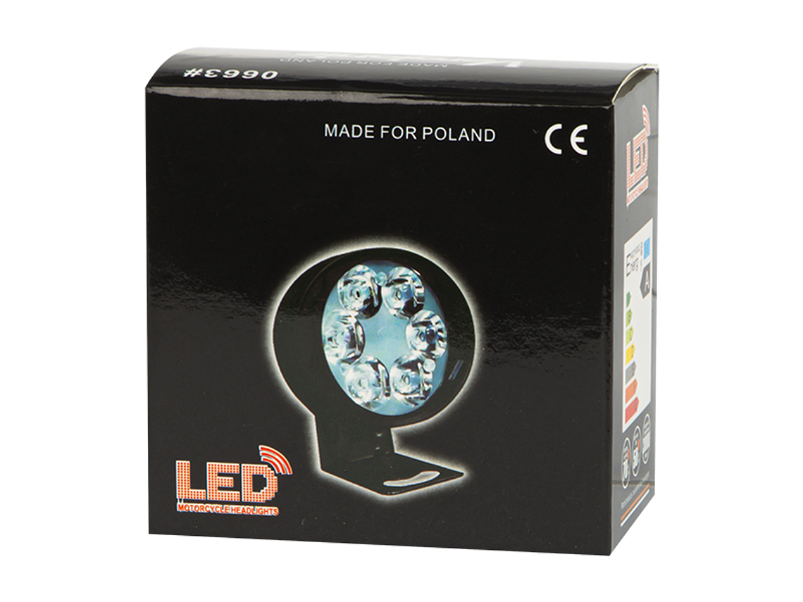 Farol de Trabalho de Carro 6 LED 12W 2