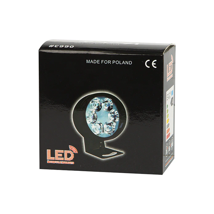 Farol de Trabalho de Carro 6 LED 12W 2