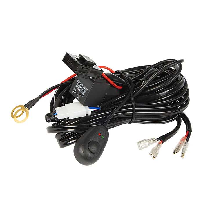 Kit Cabos Instalação Barra LED Offroad c/ Switch ON/OFF 1