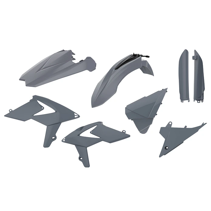 Kit Plásticos Beta RR 250/300 2T 350/400/450 4T 2018 (Nardo Grey) 1