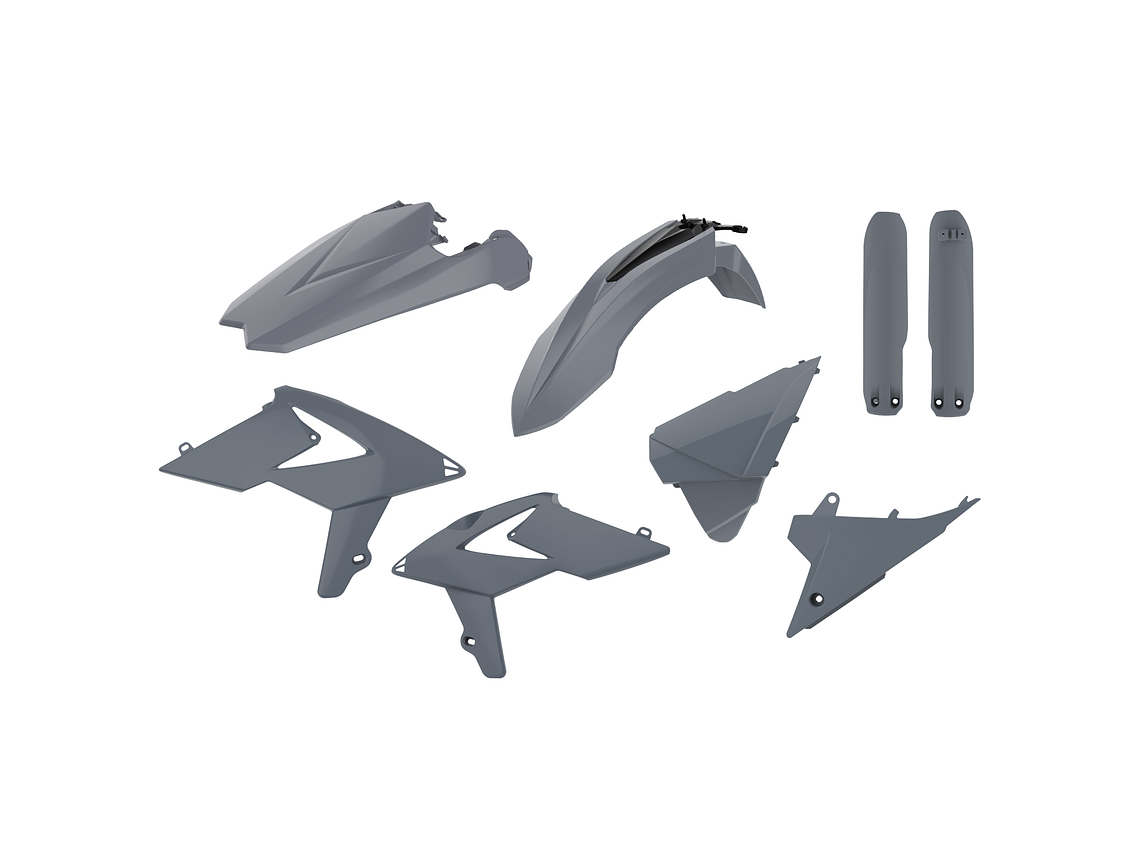 Kit Plásticos Beta RR 250/300 2T 350/400/450 4T 2019 (Nardo Grey) 90863 1