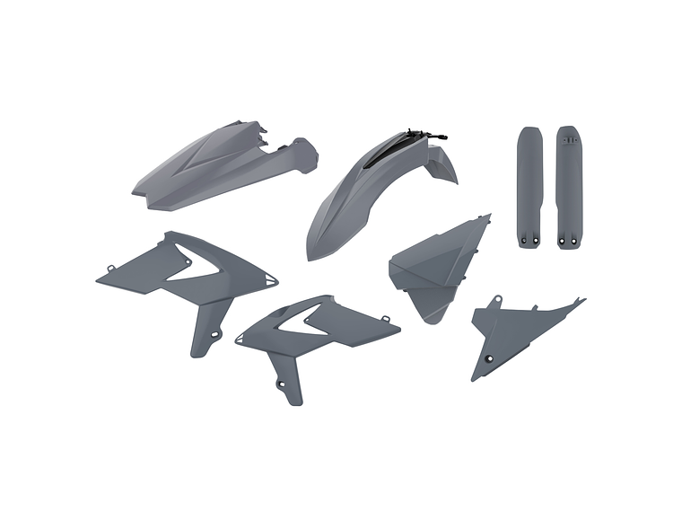 Kit Plásticos Beta RR 250/300 2T 350/400/450 4T 2019 (Nardo Grey) 90863 1