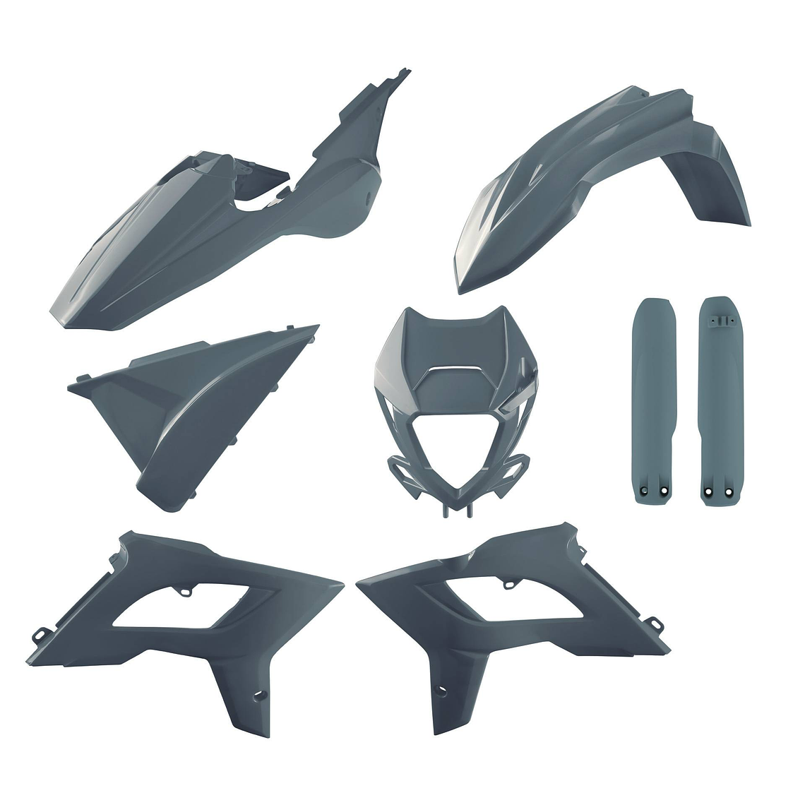 Kit Plásticos Restyling Beta RR 2T/4T 2018/2019 (Nardo Grey) 2