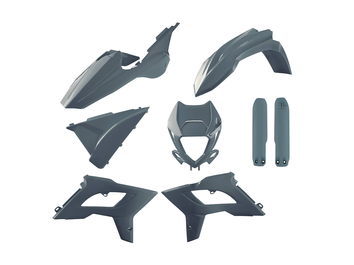 Kit Plásticos Restyling Beta RR 2T/4T 2018/2019 (Nardo Grey) 2