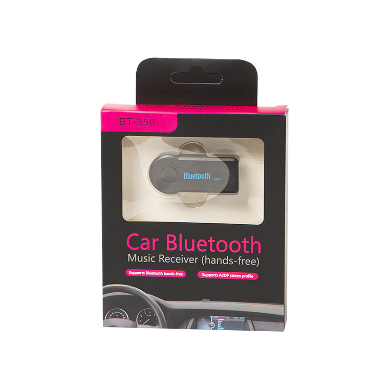 Adaptador Recetor de Música 3.5 mm Entrada Aux. 2