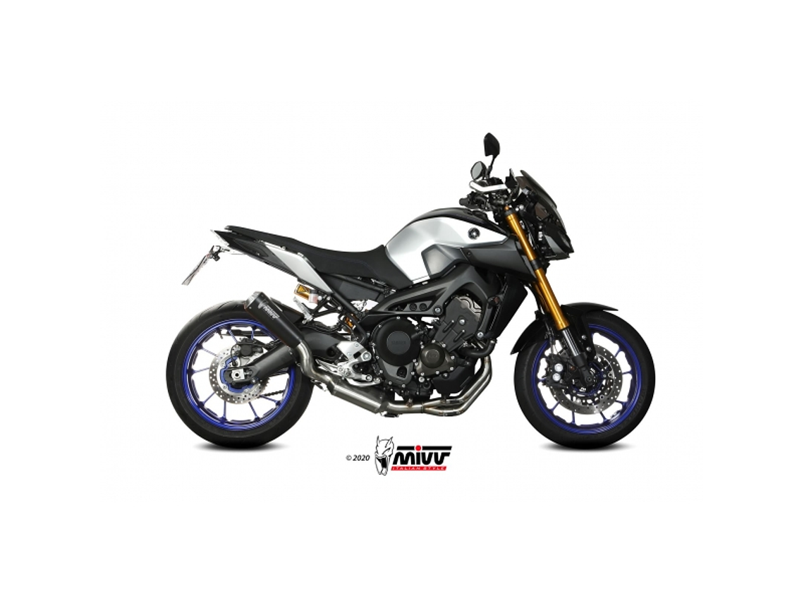 Escape MIVV X-M1 Inox Preto Yamaha MT-09 / SP 2013-2020 1