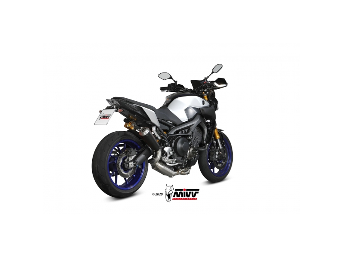 Escape MIVV X-M1 Inox Preto Yamaha MT-09 / SP 2013-2020 2