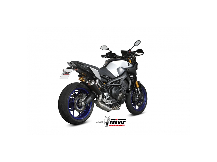 Escape MIVV X-M1 Inox Preto Yamaha MT-09 / SP 2013-2020 2