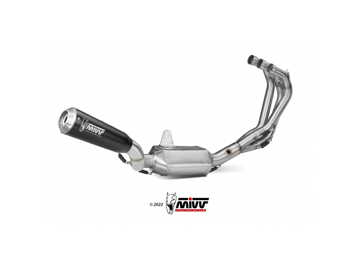 Escape MIVV X-M1 Inox Preto Yamaha MT-09 / SP 2013-2020 3