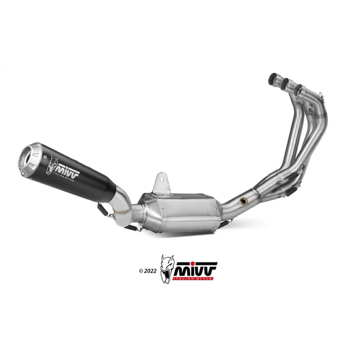 Escape MIVV X-M1 Inox Preto Yamaha MT-09 / SP 2013-2020 3