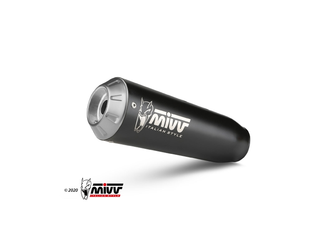 Escape MIVV X-M1 Inox Preto Yamaha MT-09 / SP 2013-2020 4