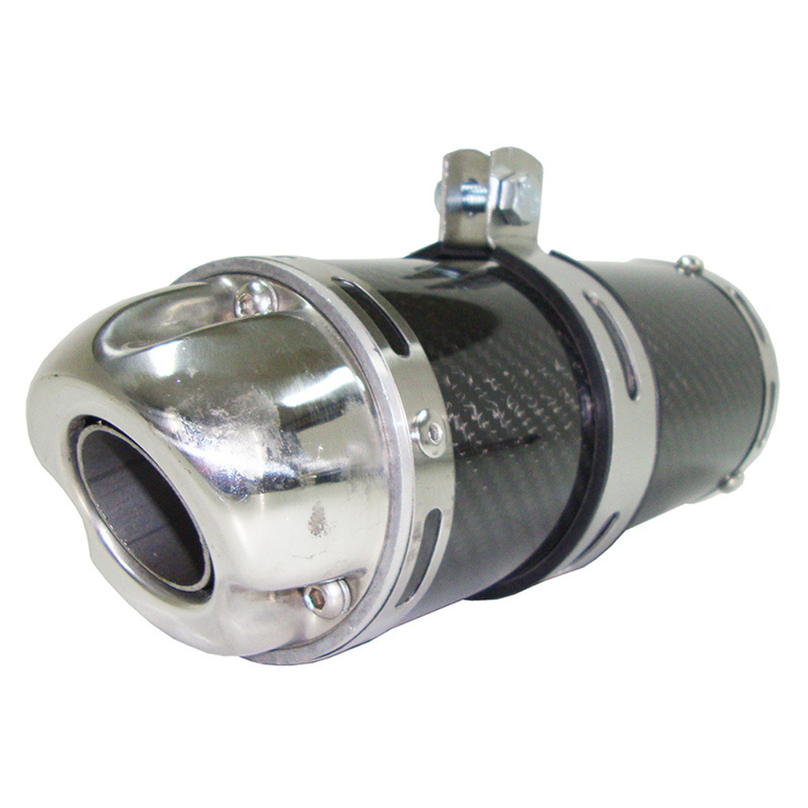 Ponteira Escape Universal 4 Tempos Carbono 1