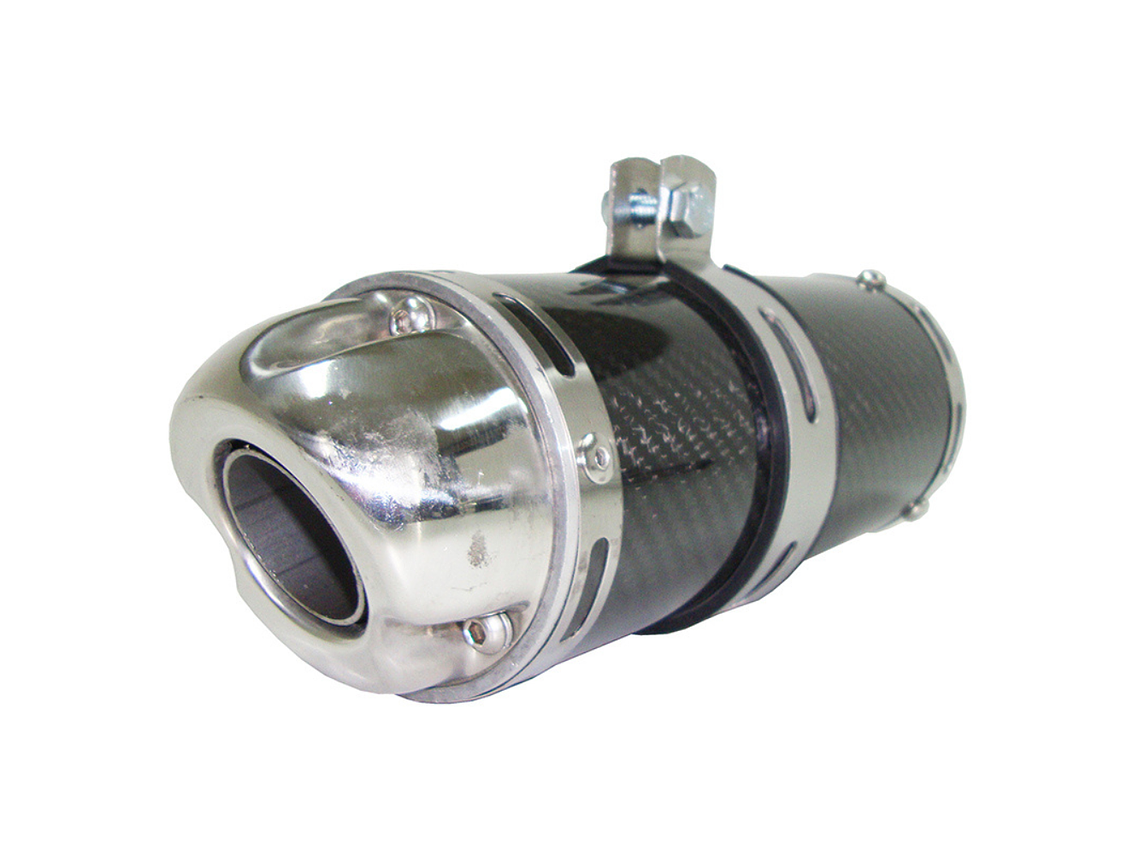 Ponteira Escape Universal 4 Tempos Carbono 1