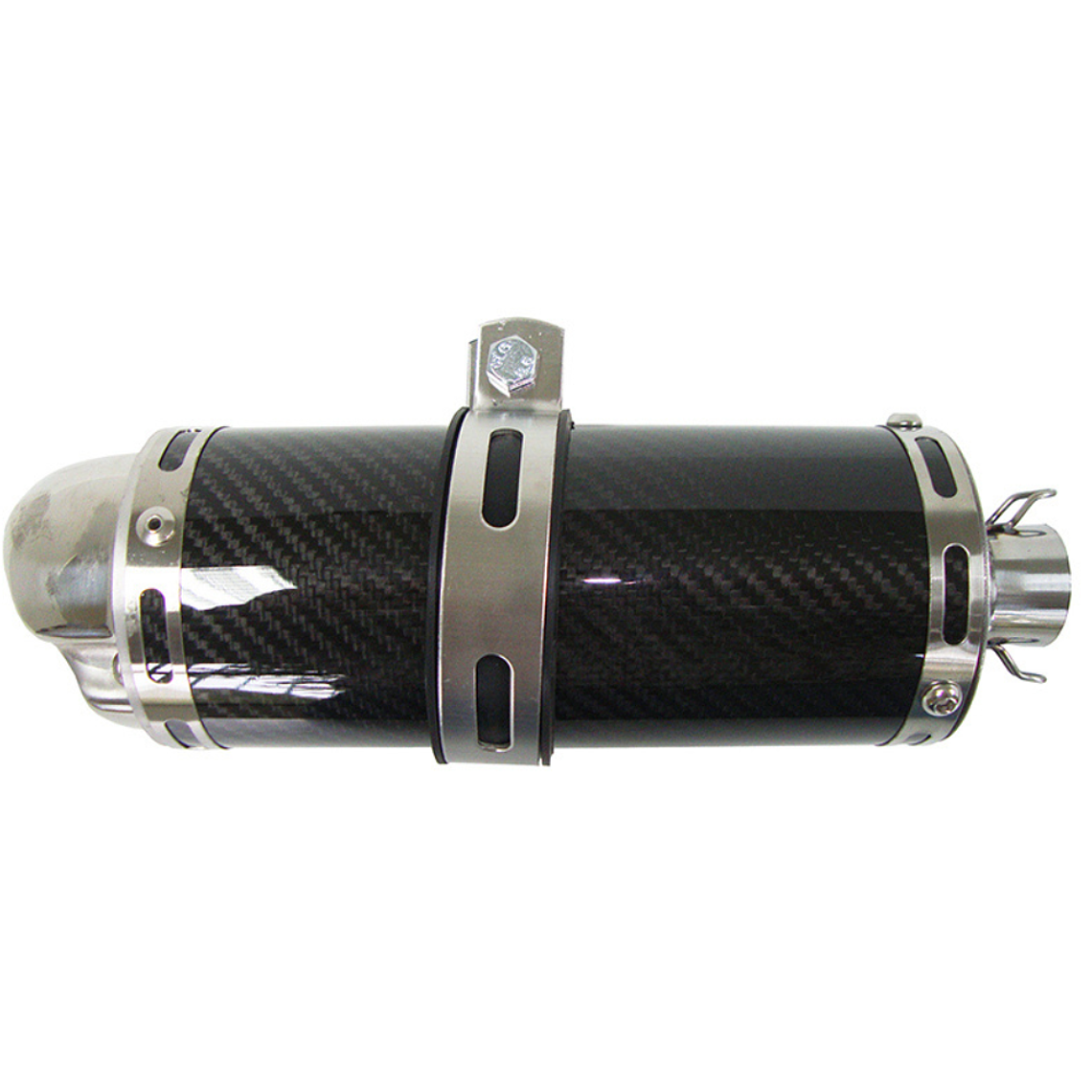 Ponteira Escape Universal 4 Tempos Carbono 2