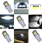Lâmpada LED T10 W5W 5 SMD 5050 12V Branca 6000K - vignette 3