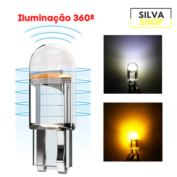 Lâmpada LED T10 Luz Interior/Mínimos  3