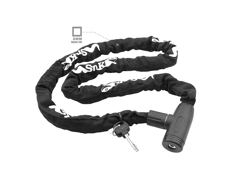 Cadeado de Corrente 1500 mm 8x8 mm 1