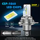 Lâmpada LED H4 para Mota 6000K Branco - vignette 4