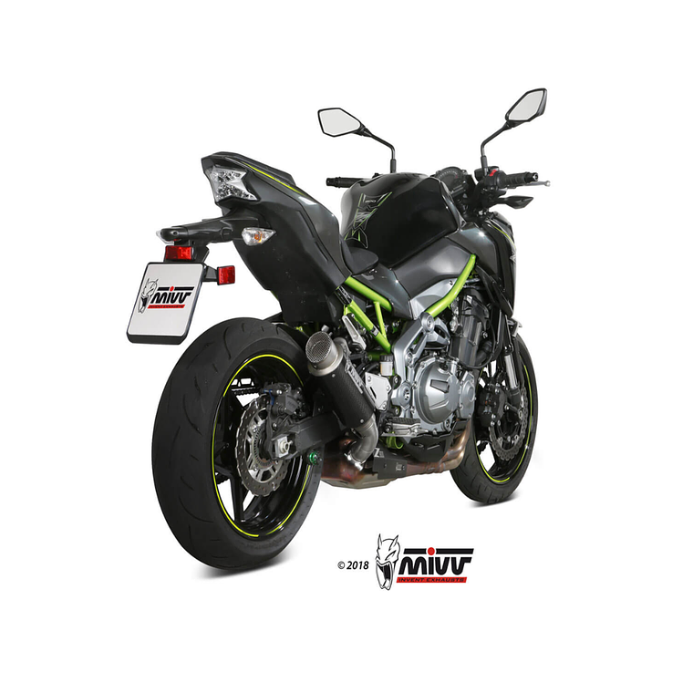 Escape MIVV GP Pro Carbono Kawasaki Z900 2017-2019 2
