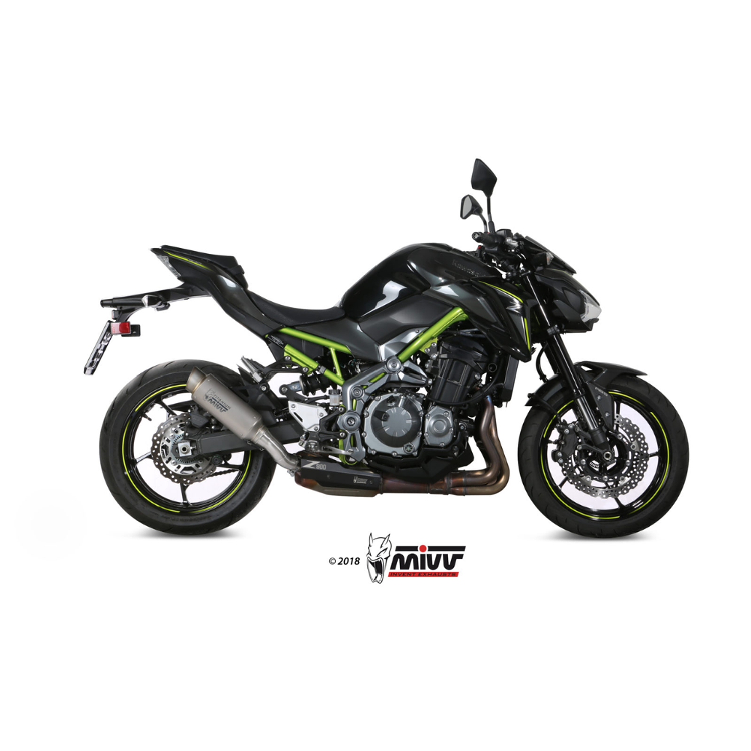 Escape MIVV GP Pro Titanio Kawasaki Z900 2017-2019 1