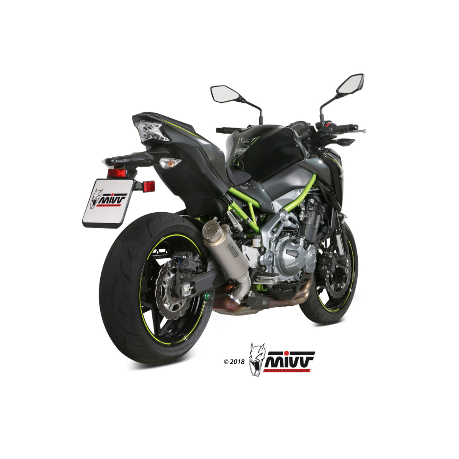 Escape MIVV GP Pro Titanio Kawasaki Z900 2017-2019 2