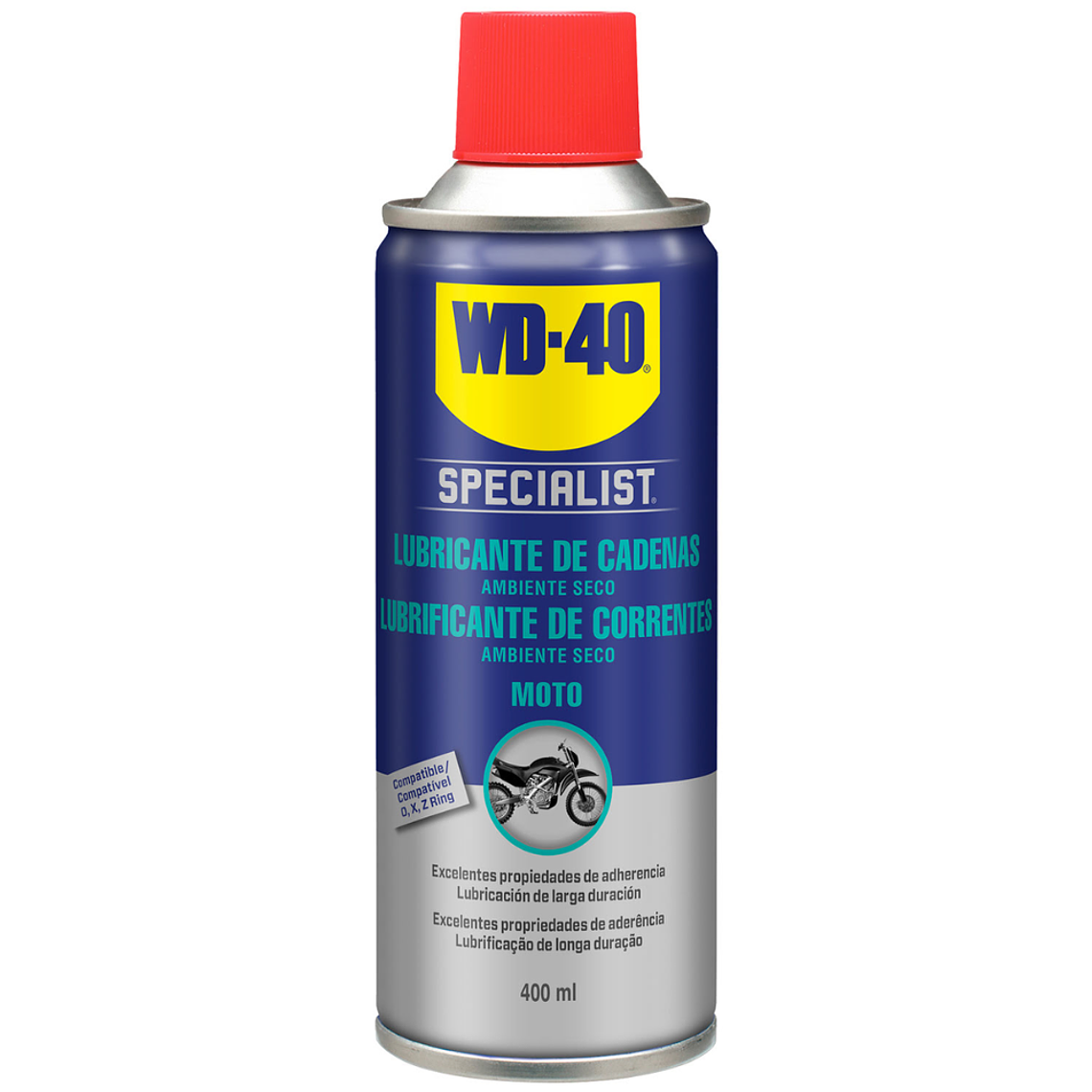 Spray Lubrificante de Correntes para Mota 400ml WD-40 1