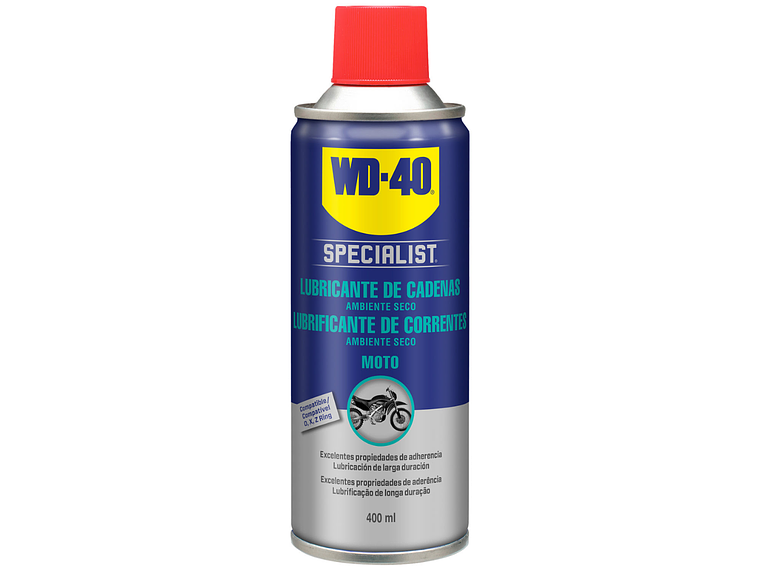Spray Lubrificante de Correntes para Mota 400ml WD-40 1