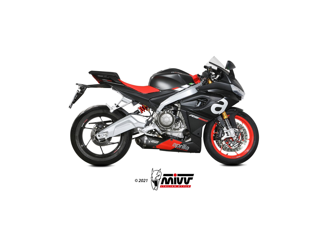 Escape MIVV Deltarace Preto APRILIA RS 660 20/21 / Tuono 660 2021 1